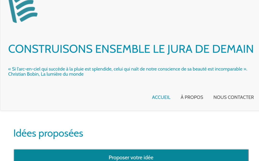 Le PCSI Jura lance la plate-forme www.jurademain.ch
